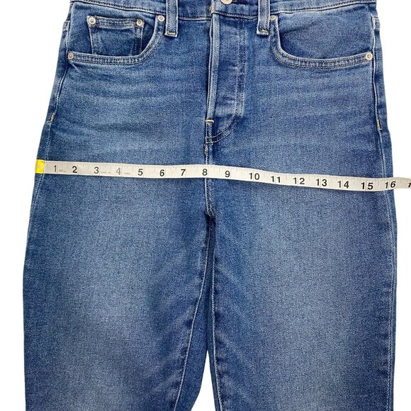 Frank & Eileen CORK Everyday Blue Everyday Denim size 27 slim straight high rise - Picture 11 of 14